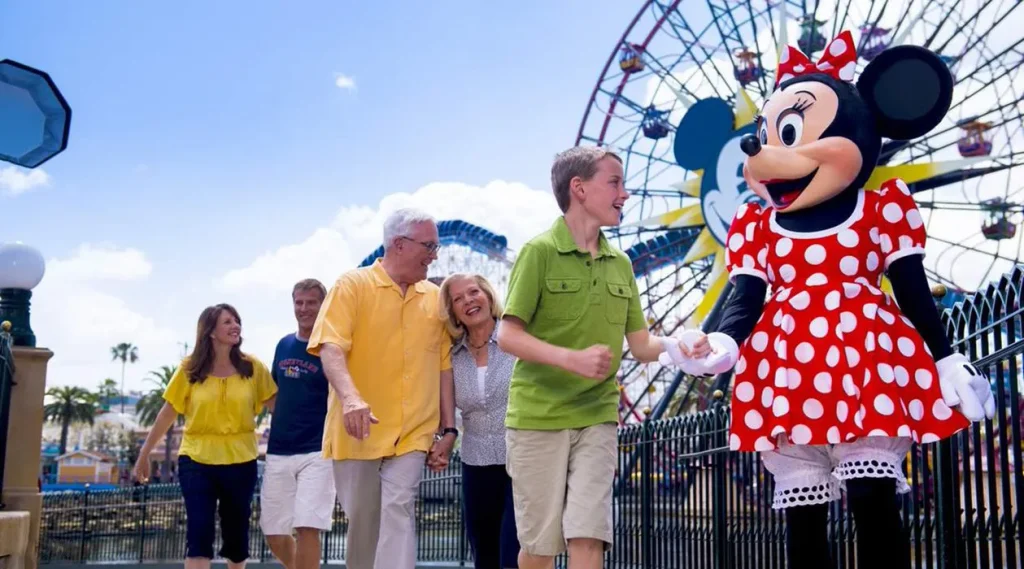 Khu vui chơi tại công viên Disneyland