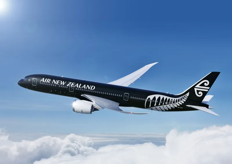 Air New Zealand sử dụng máy bay màu đen