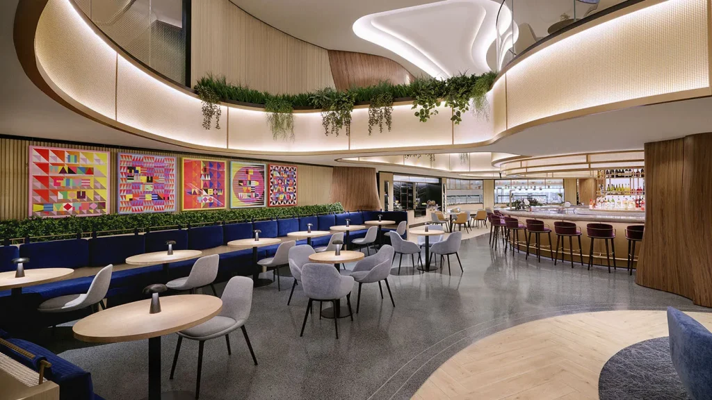 Đến phòng chờ sân bay