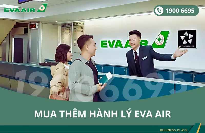 Mua thêm hành lý EVA Air đi Edmonton Canada